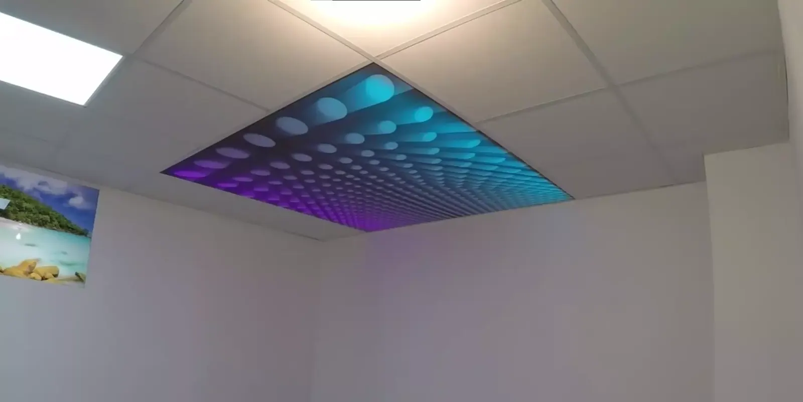 3D натяжной потолок для офиса — Уфа, Новомостовая, 31, фото 1